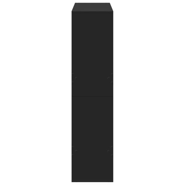 Schwarzer Raumteiler 100x33x135 cm