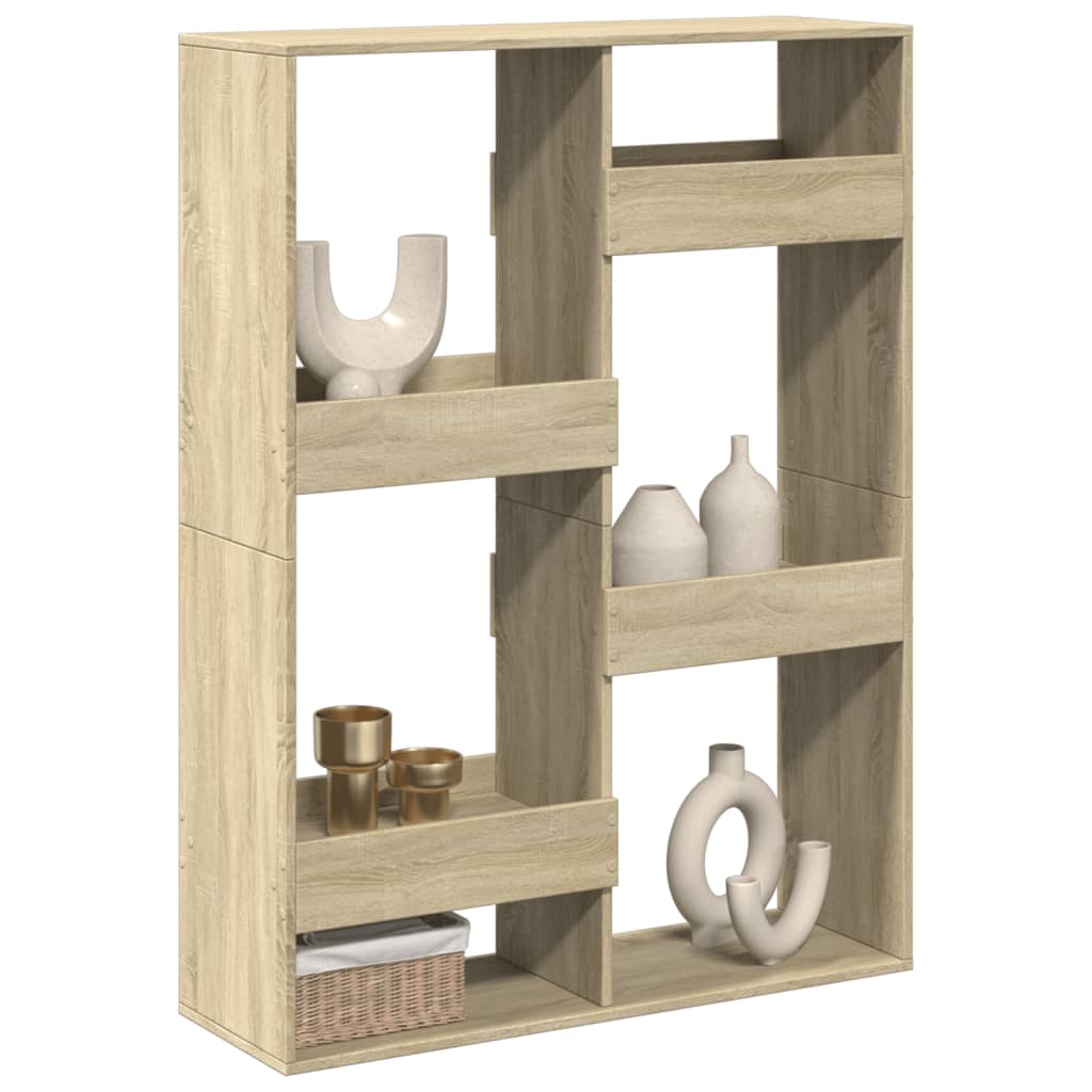 Sonoma Eiche Raumteiler Regal 100x135 cm