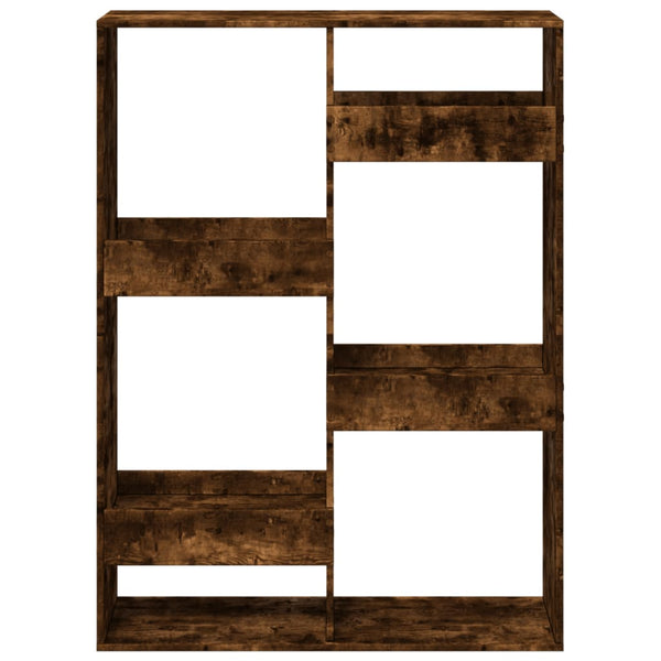 Raumteiler Regal Räuchereiche 100x135 cm