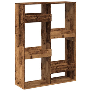 Raumteiler Regal Altholz-Optik 100x135 cm