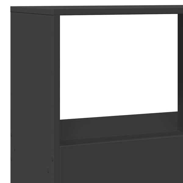 Schwarzer Raumteiler 100x33x155,5 cm