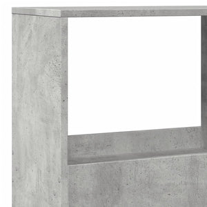 Betongrauer Raumteiler 100x33x155,5 cm