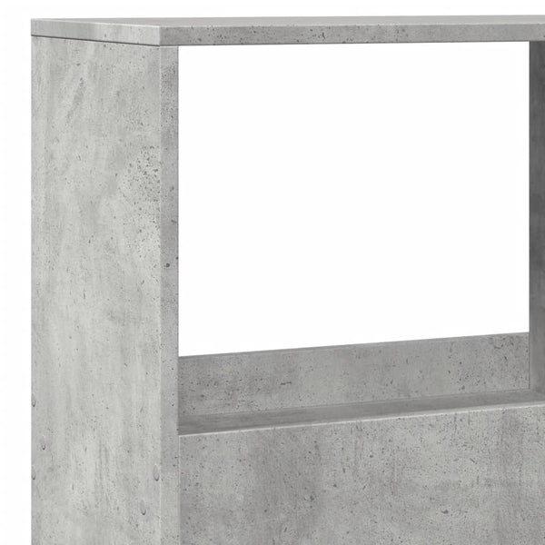 Betongrauer Raumteiler 100x33x155,5 cm