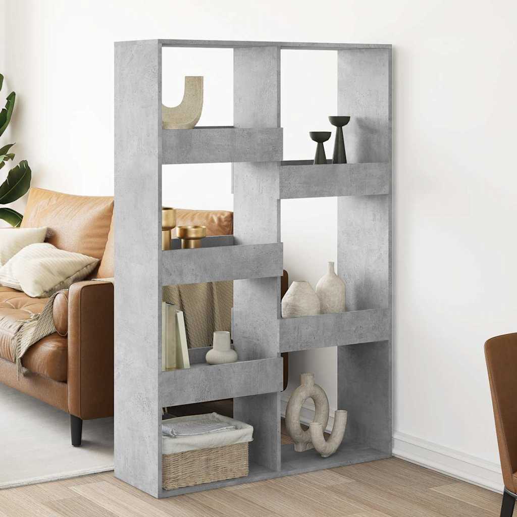 Betongrauer Raumteiler 100x33x155,5 cm