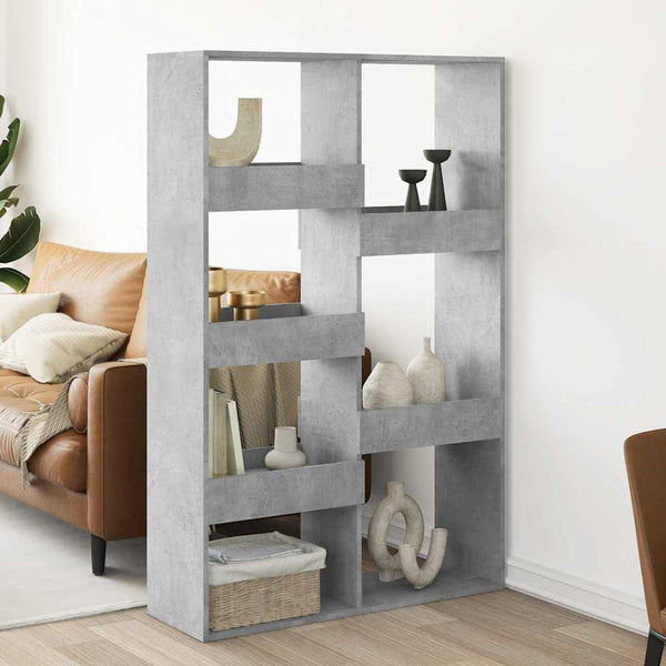 Betongrauer Raumteiler 100x33x155,5 cm