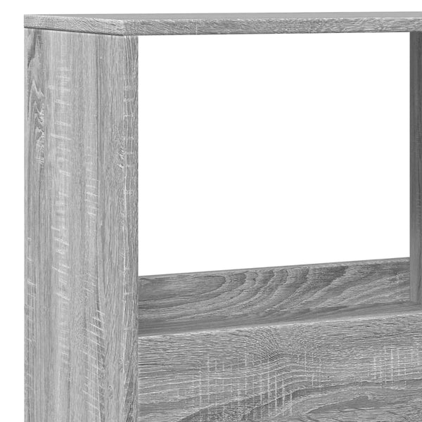 Grauer Raumteiler Sonoma, 100x33x155,5 cm