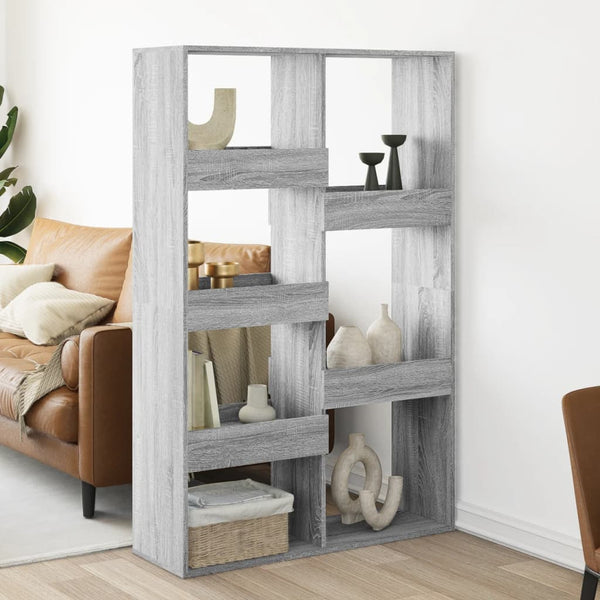 Grauer Raumteiler Sonoma, 100x33x155,5 cm