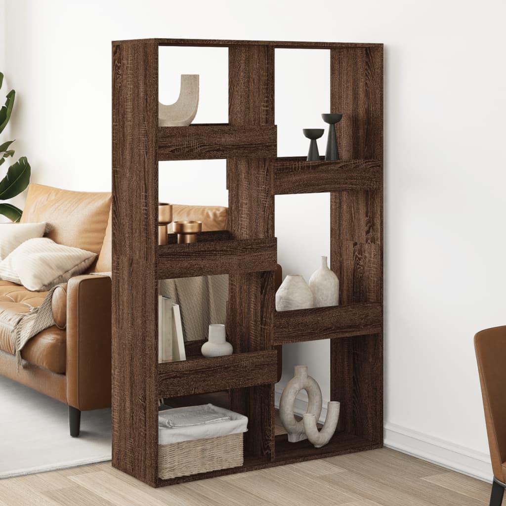 Raumteiler Regal Eichenoptik 100x155,5 cm