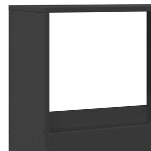 Schwarzer Raumteiler 100x33x175 cm