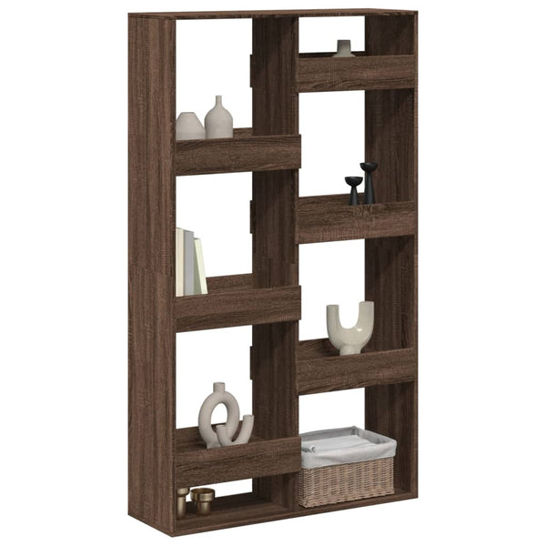 Raumteiler Bücherregal Eiche Braun 100x175 cm