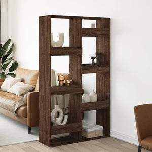 Raumteiler Bücherregal Eiche Braun 100x175 cm