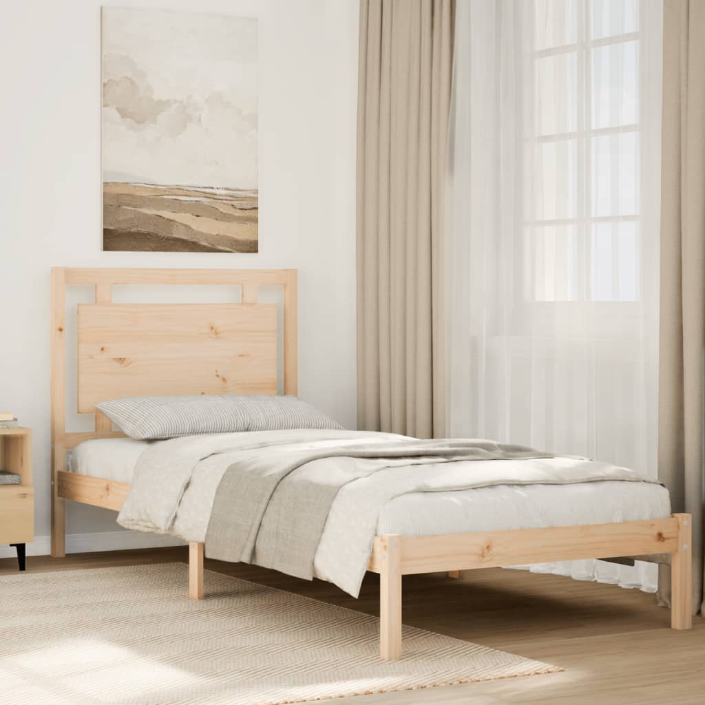 Massivholzbett 100x210 cm Extra Lang
