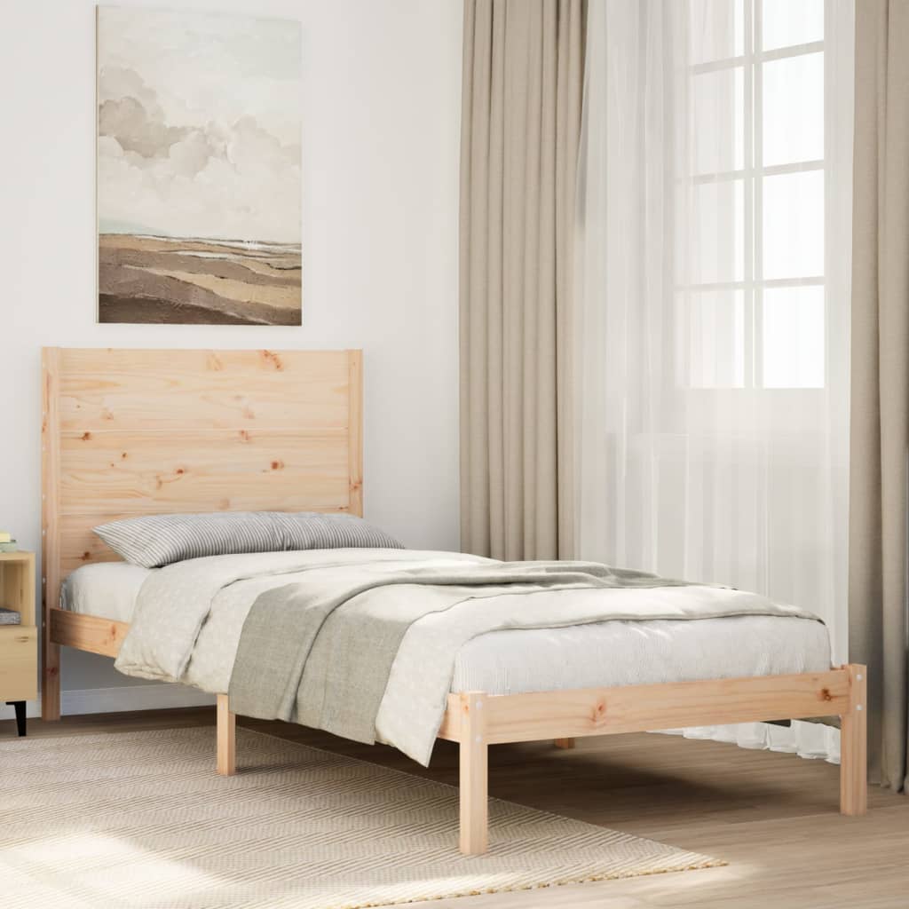 Massivholzbett 90x210 cm - Extra Lang