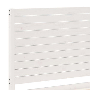 Extra Langes Massivholzbett 90x210 cm - Weiß