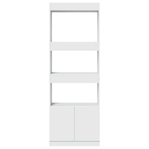 Highboard Weiß 63x33x180 cm