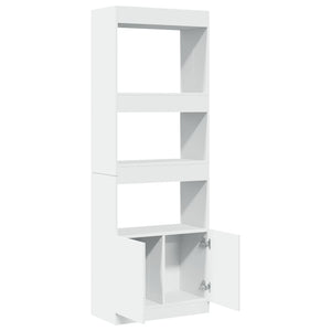 Highboard Weiß 63x33x180 cm