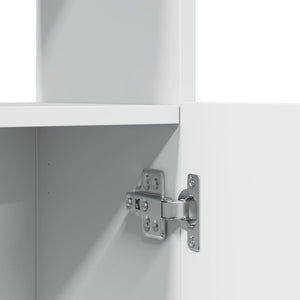 Highboard Weiß 63x33x180 cm