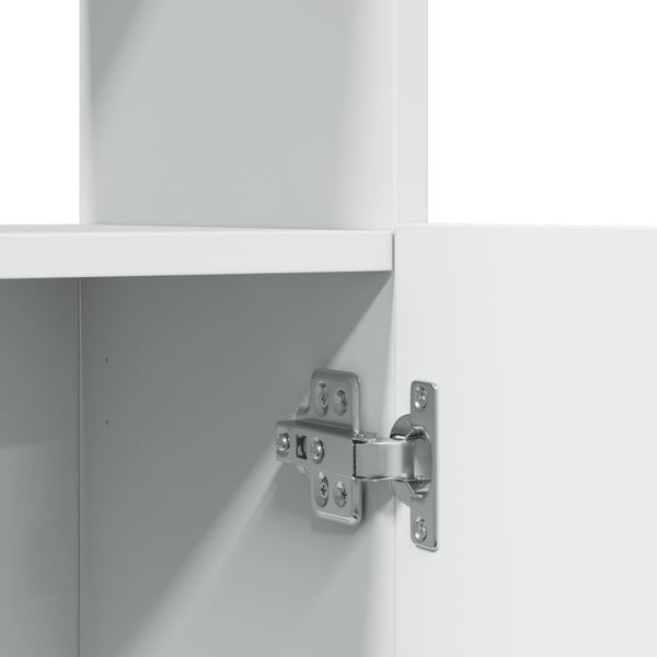 Highboard Weiß 63x33x180 cm