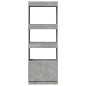 Highboard Betongrau 63x33x180cm
