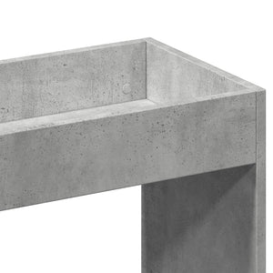 Highboard Betongrau 63x33x180cm
