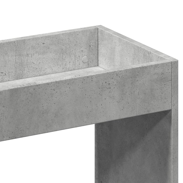 Highboard Betongrau 63x33x180cm