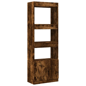 Highboard Räuchereiche 63x33x180 cm