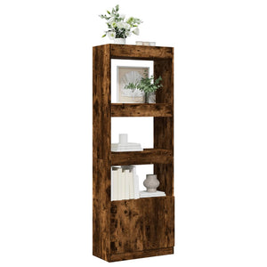 Highboard Räuchereiche 63x33x180 cm