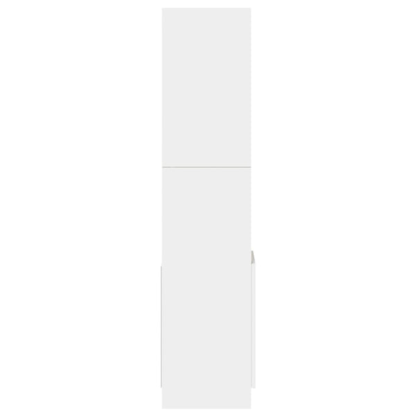 Highboard Weiß 92x33x140 cm