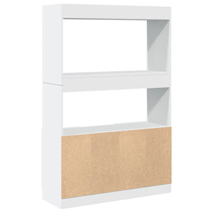 Highboard Weiß 92x33x140 cm