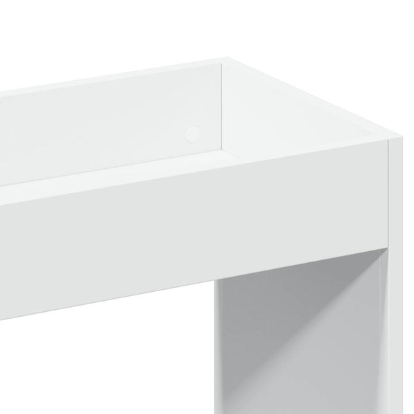 Highboard Weiß 92x33x140 cm
