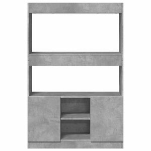 Highboard Betongrau 92x33x140 cm