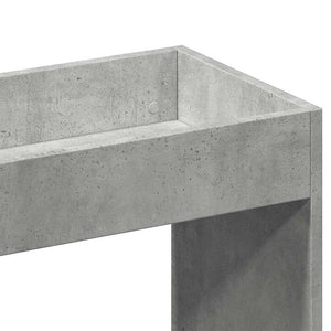 Highboard Betongrau 92x33x140 cm