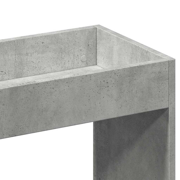 Highboard Betongrau 92x33x140 cm