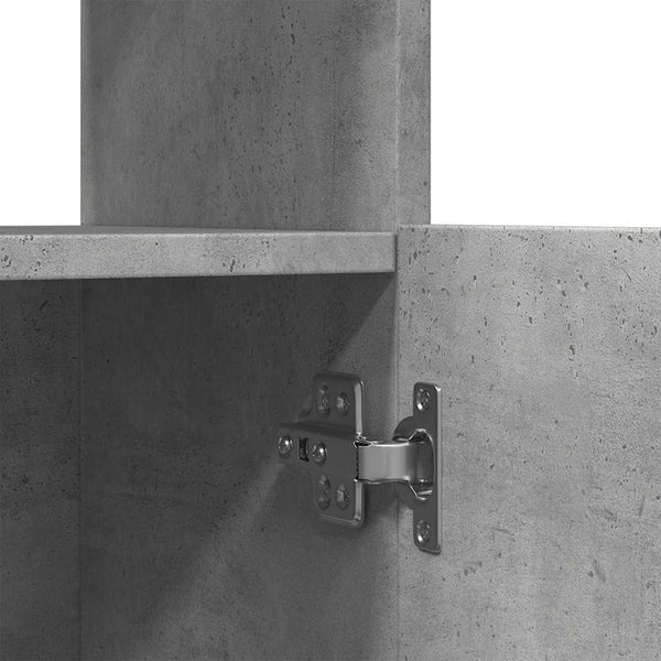 Highboard Betongrau 92x33x140 cm