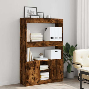 Highboard Räuchereiche 92x33x140 cm
