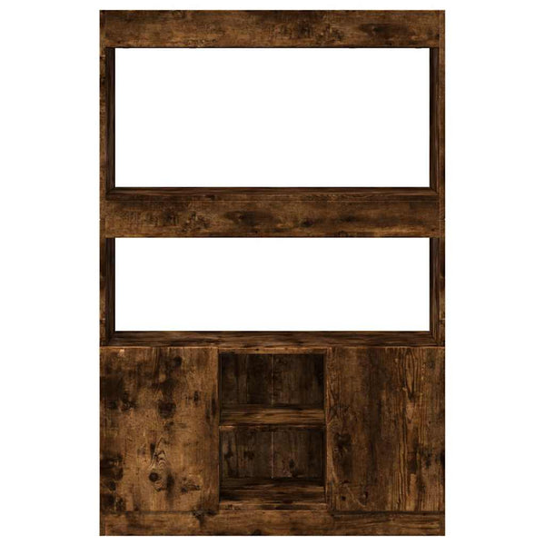 Highboard Räuchereiche 92x33x140 cm