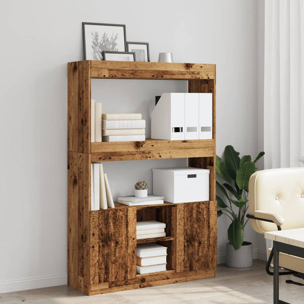 Highboard Altholz-Optik, 140 cm hoch