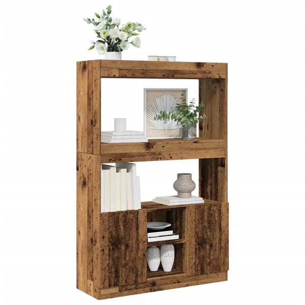 Highboard Altholz-Optik, 140 cm hoch