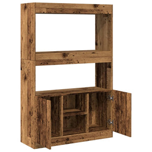 Highboard Altholz-Optik, 140 cm hoch