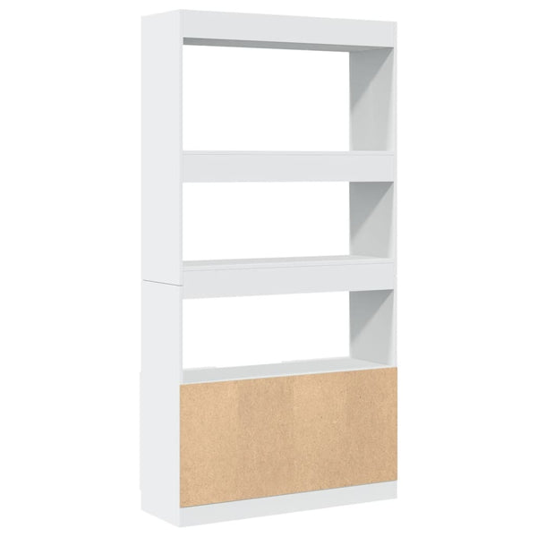 Highboard Weiß 92x33x180 cm