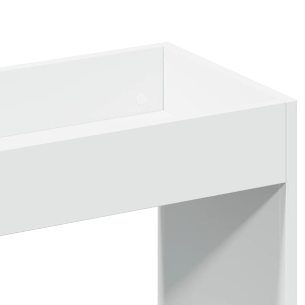 Highboard Weiß 92x33x180 cm