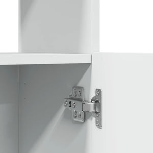 Highboard Weiß 92x33x180 cm