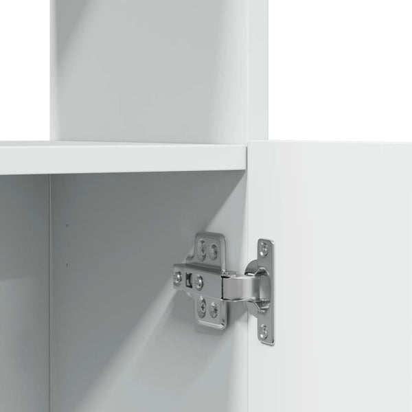 Highboard Weiß 92x33x180 cm