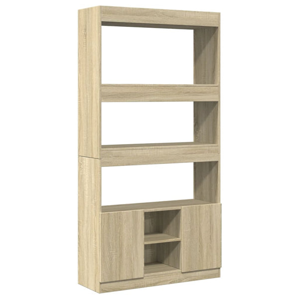 Highboard Sonoma Eiche 92x33x180 cm