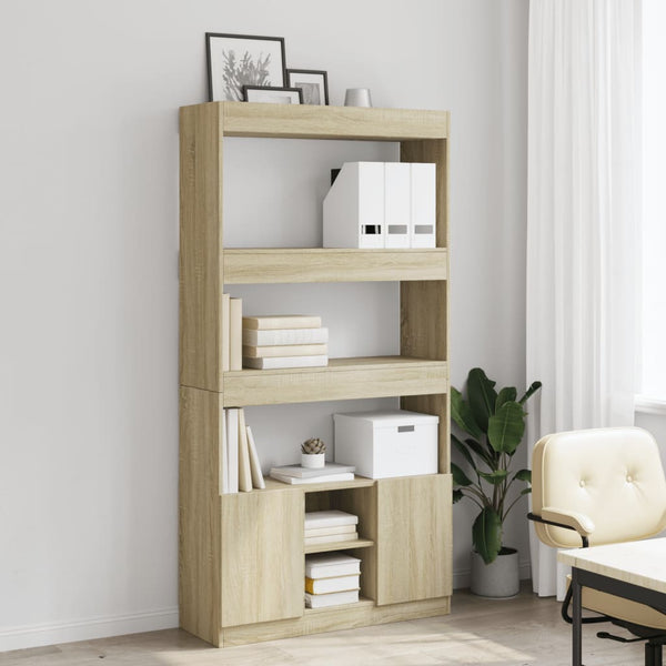 Highboard Sonoma Eiche 92x33x180 cm