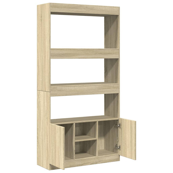 Highboard Sonoma Eiche 92x33x180 cm