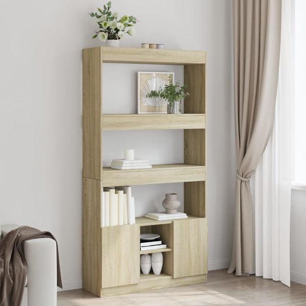 Highboard Sonoma Eiche 92x33x180 cm