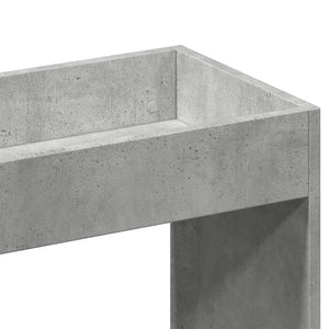 Highboard Betongrau 92x33x180 cm