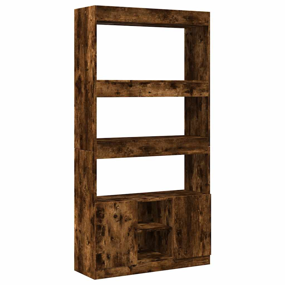 Highboard Räuchereiche 92x33x180 cm