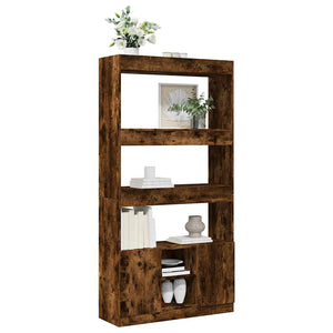Highboard Räuchereiche 92x33x180 cm